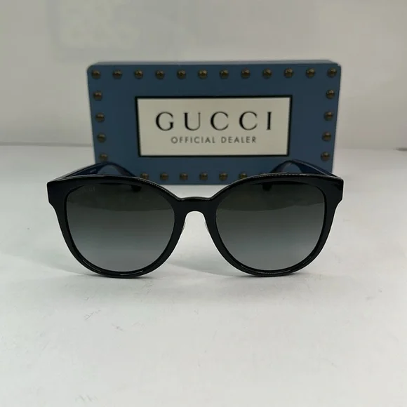 New Authentic Gucci Gradient Round Ladies Sunglasses GG0854SK 003 56. m_67b0b0341df636ec22bf64a9.jpg main image 3
